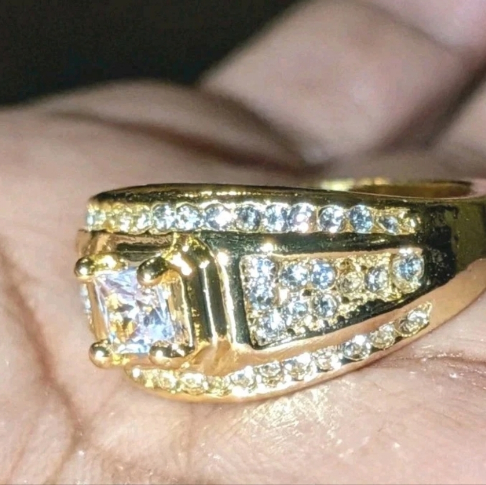 Luxury 2 Ct Micro Pave Lab Created Diamond Wedding Ring For Men Sz 7 - Picture 15 of 17